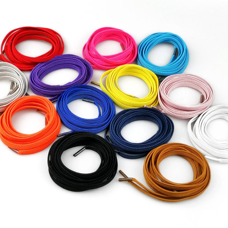 Snap Button Lazy Clip Shoelaces - Versatile for Kids, Adults, Men, Women - Black & White - Free Tie - Free Elastic