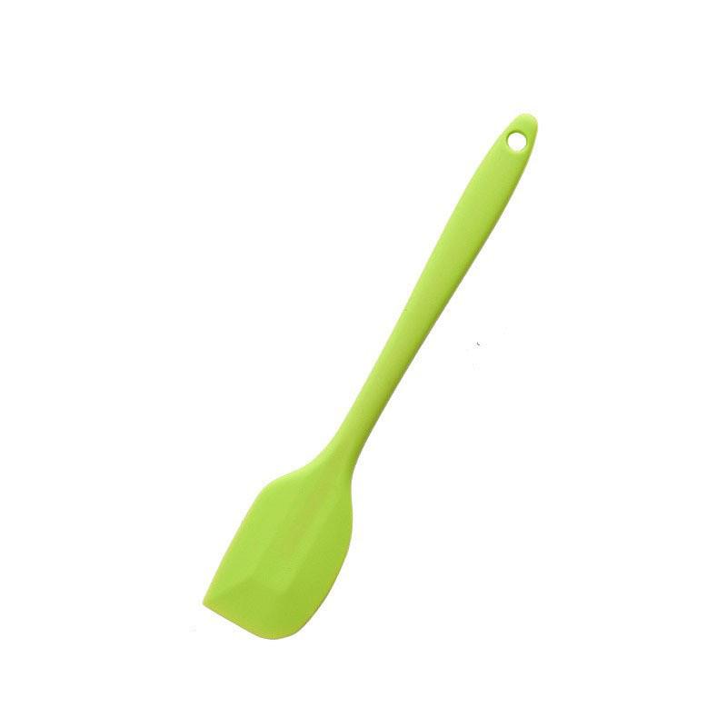 Silicone Spoon Heat Resistant Kitchen Spatula Frying Pan Shovel Mixing Scraper Bakeware Utensil Handle Scraper Cookware Tool