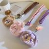 Crossbody Labubu Phone Strap Rope With Small Wallet Cute Key Earphone Bag Purse