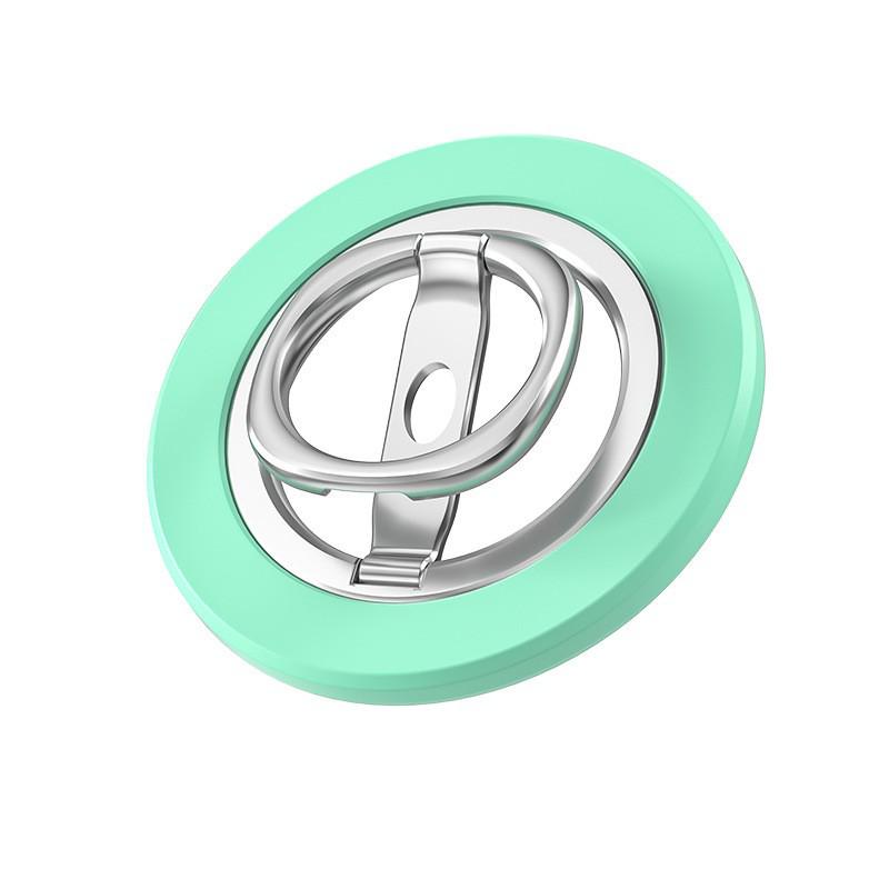 

Ultra-Thin Magnetic Double Ring Phone Holder нефритовый/зелёный