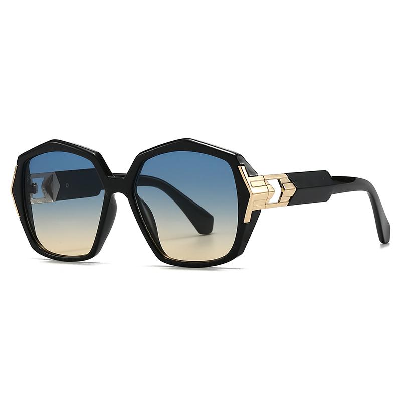 Cross-Border Export Latest Modern Retro Garden Frame Sunglasses Ins Style Stt Shooting Polygon Lh278 Premium Quality Comfortable Daily Wear