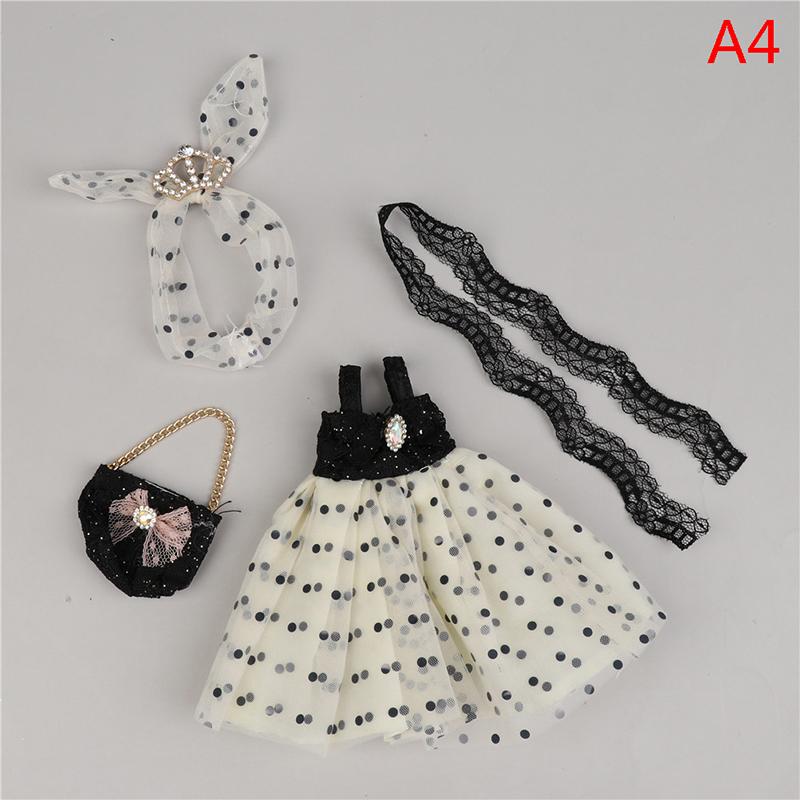 1/6 BJD Doll Clothes Girl Dress Fashion Sling Pleated Skirt Lolita Student Wear Doll Clothes Fits 30cm 1/6 BJD SD 13 Blyth Doll