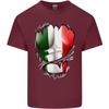 Gym Italian Flag Ripped Muscles Italy Unisexs Light Cotton TShirt