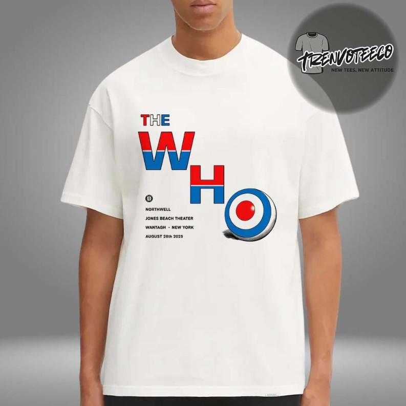The Who At Jones Beach Theater In Wantagh Ny On August 28 2025 T-Shirt Unisex T-Shirt L