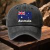 Pc Australia Flag Print Baseball Cap  Adjustable Outdoor Baseball Cap with Curved Brim Stylish and Versatile  Baseball Cap