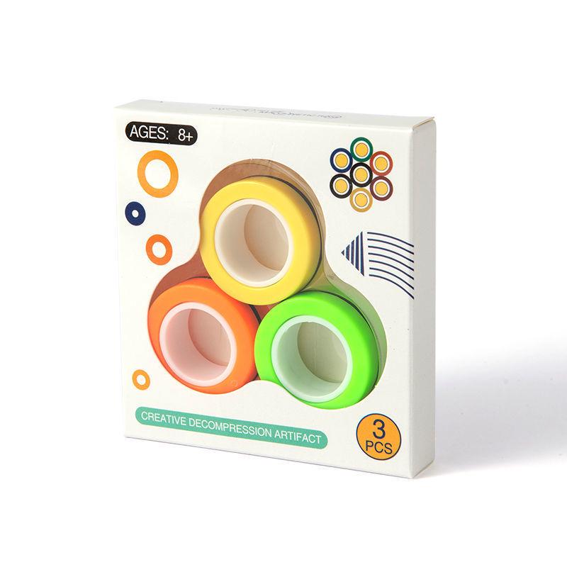 Magnetic Finger Ring Gyroscope: Unique Stress Relief Toy for Decompression