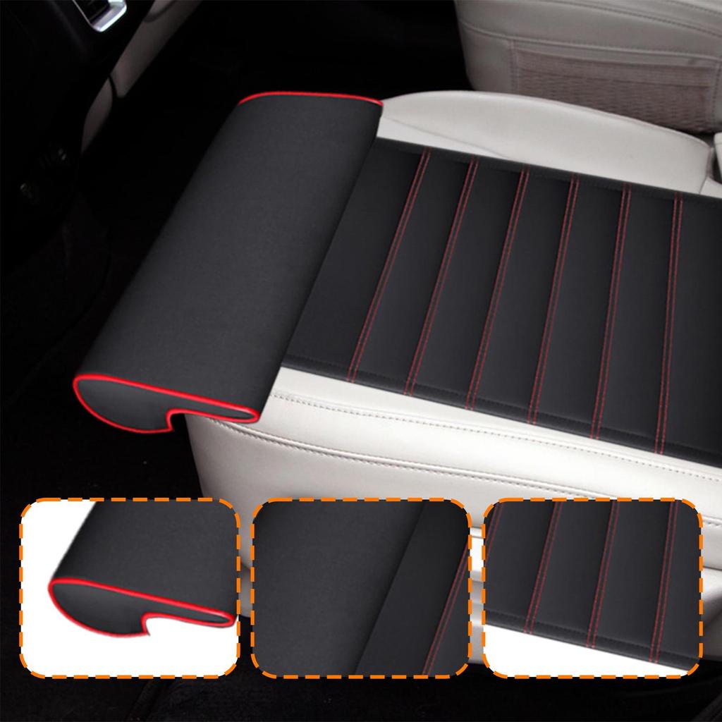Universal Seat Extension Cushion Leg Rest Pad Waterproof Automobile Thigh Comfortable PU Leather