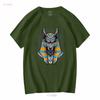Anubis Ancient Egyptian God Of The Dead Egypt Anpu Jackal T Shirt Size S 5xl Vintage Washed Stretched Homme Streetwear