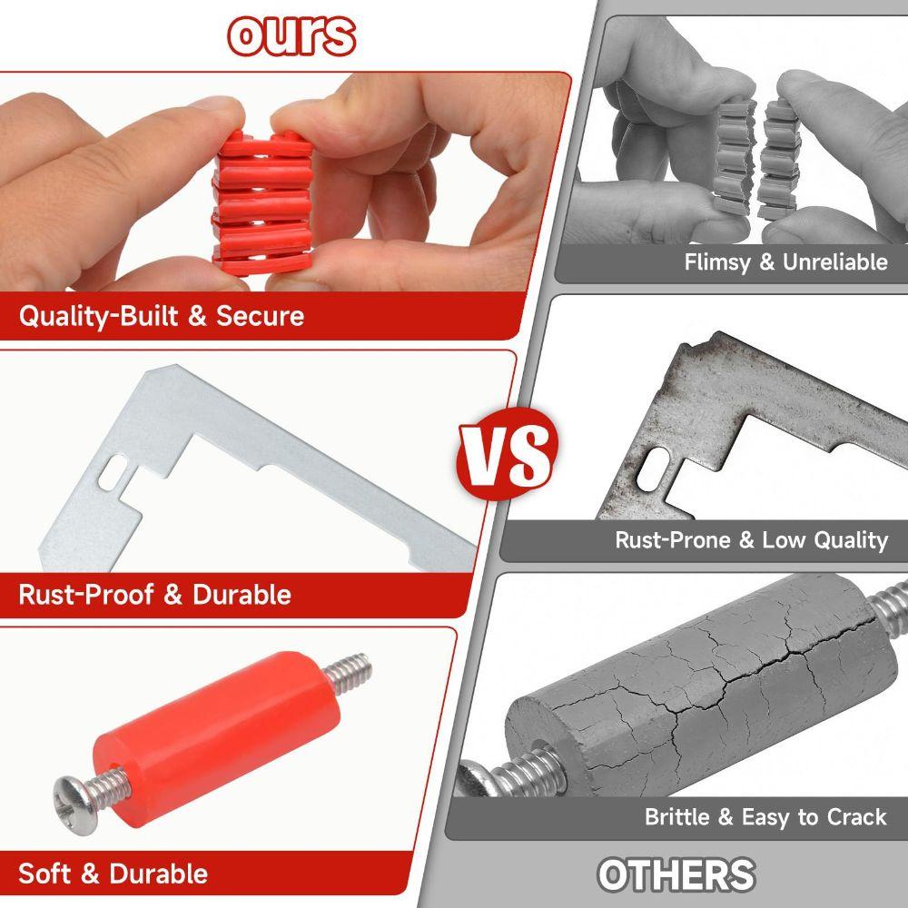 Secure Outlet Spacers Adjustable Outlet Box Extender Socket Spacers Loose Wall Switches