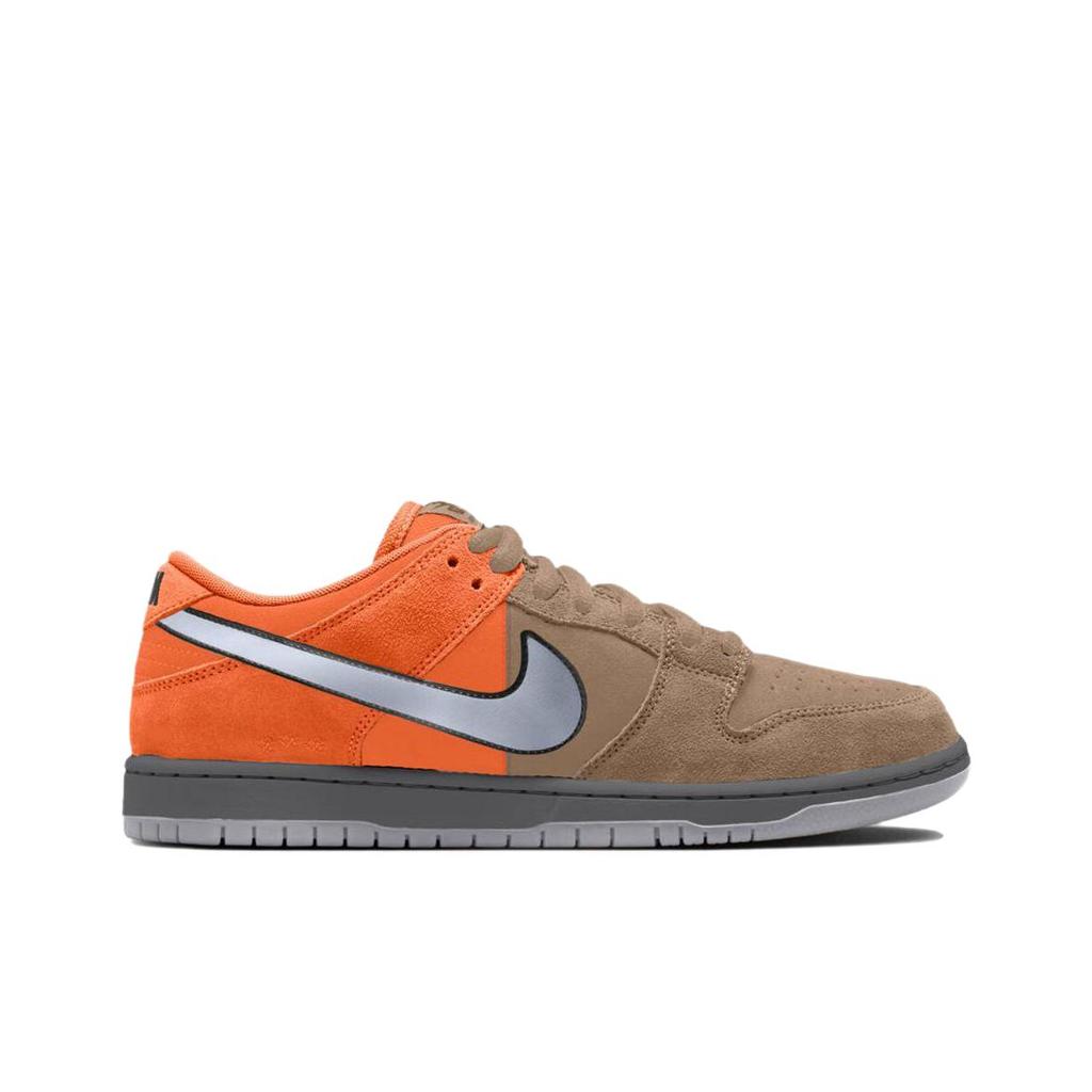 Nike SB Dunk Low Muni Fast Pass Unisex Sneakers Brown Safety-Orange Wolf-Grey-Baroque-Brown-Iron-Grey-Black IR1888-800