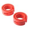 2 Pcs Car Spring Shock Absorber Flexible Rubber Bumper Shock Buffer Power Cushion Coil Spring Spacer A+