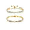 Fashion Luxury 4mm Zircon Tennis Bracelet Set