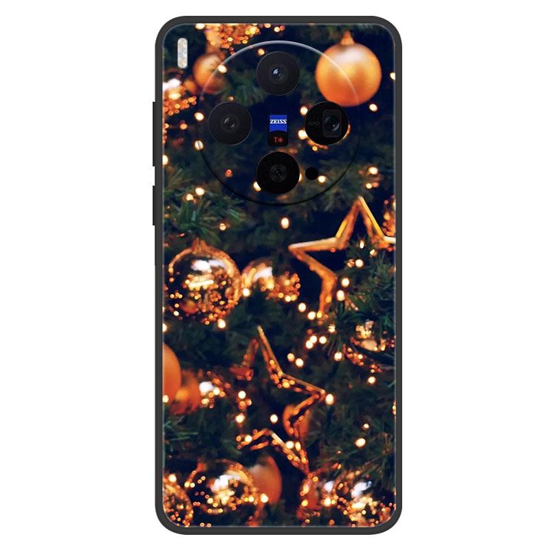 For Vivo X300 X300Pro X200 FE X200Pro X200Ultra X200 Pro Mini X200S Case Christmas Painted Phone Cover Soft Silicone TPU Shell