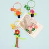 Cute and Childlike Hand-woven Carrot Flower Keychain Mobile Phone Pendant Bag Jewelry