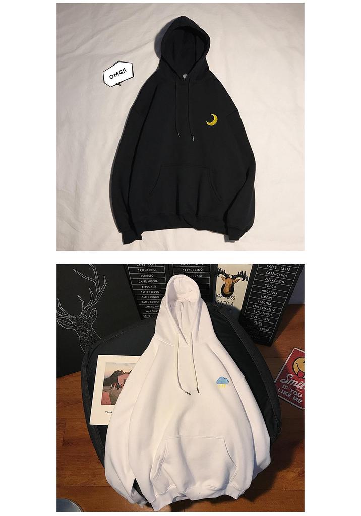 2026 Trendy Korean Style Women's Hoodie - Casual Hong Kong Style Plus Size Jacket for Couples