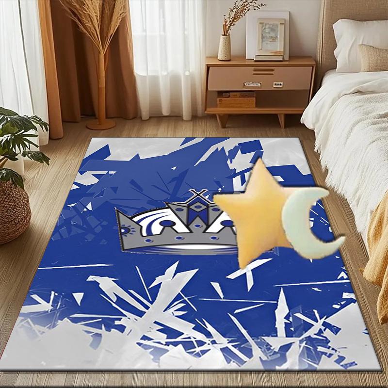 Los Angeles ice hockey Floor Mat for Living Room, Game Rooms, Office, Bedroom, Office Floor Mat Playful Design, Christmas fan gifts