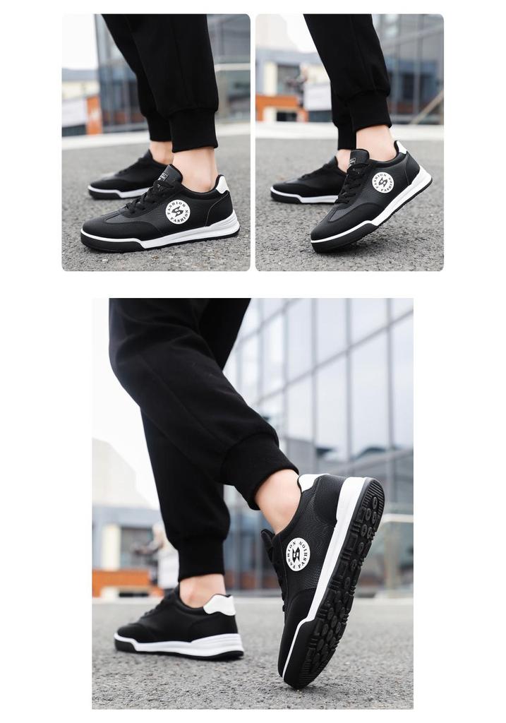 Chenjiagou Leather Tai Chi Shoes - Breathable Ox Tendon Sole, Unisex Martial Arts Footwear for Autumn and Summer