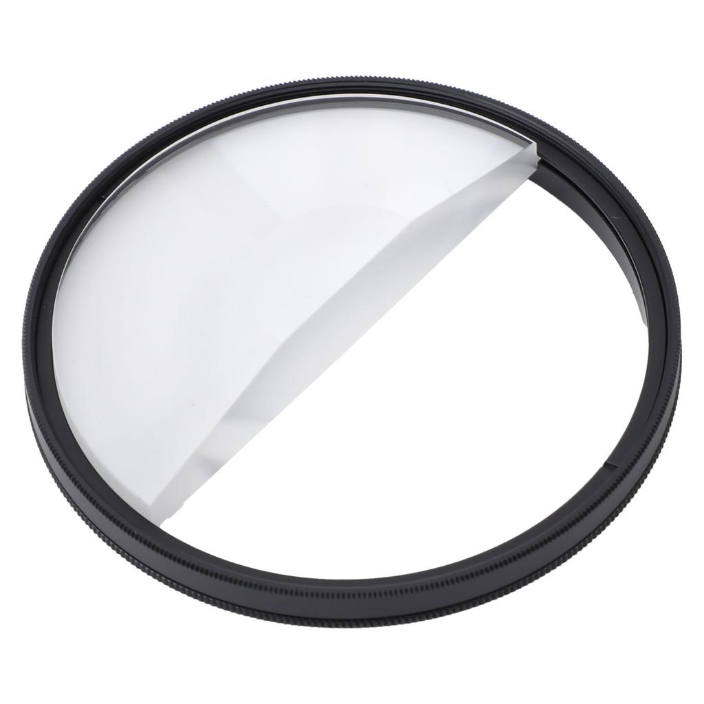 77mm Half Filter Optical Glass Aluminum Alloy Half Distortion Special Effect Camera Lens Filter for