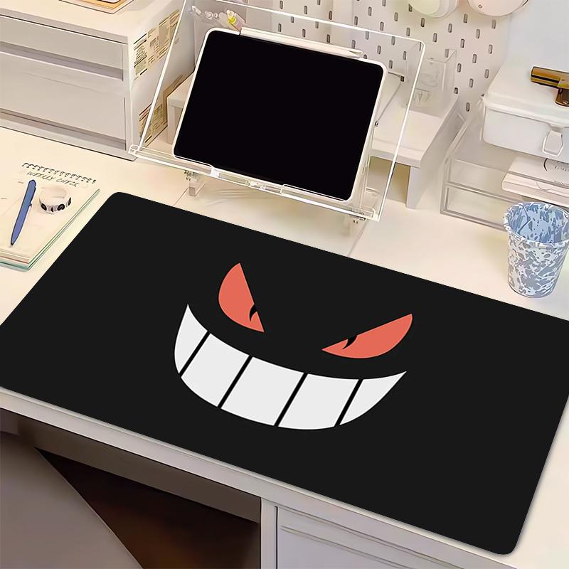 Mouse Pad PPokemon Gengar Anime Gaming Accessories Xxl Mousepad Gamer PC Completo Computer Keyboard Pad Carpet Desk Mat Varmilo