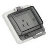 IP66 Waterproof US Standard Socket Sturdy No Deformation Electrical Socket 127V 15A