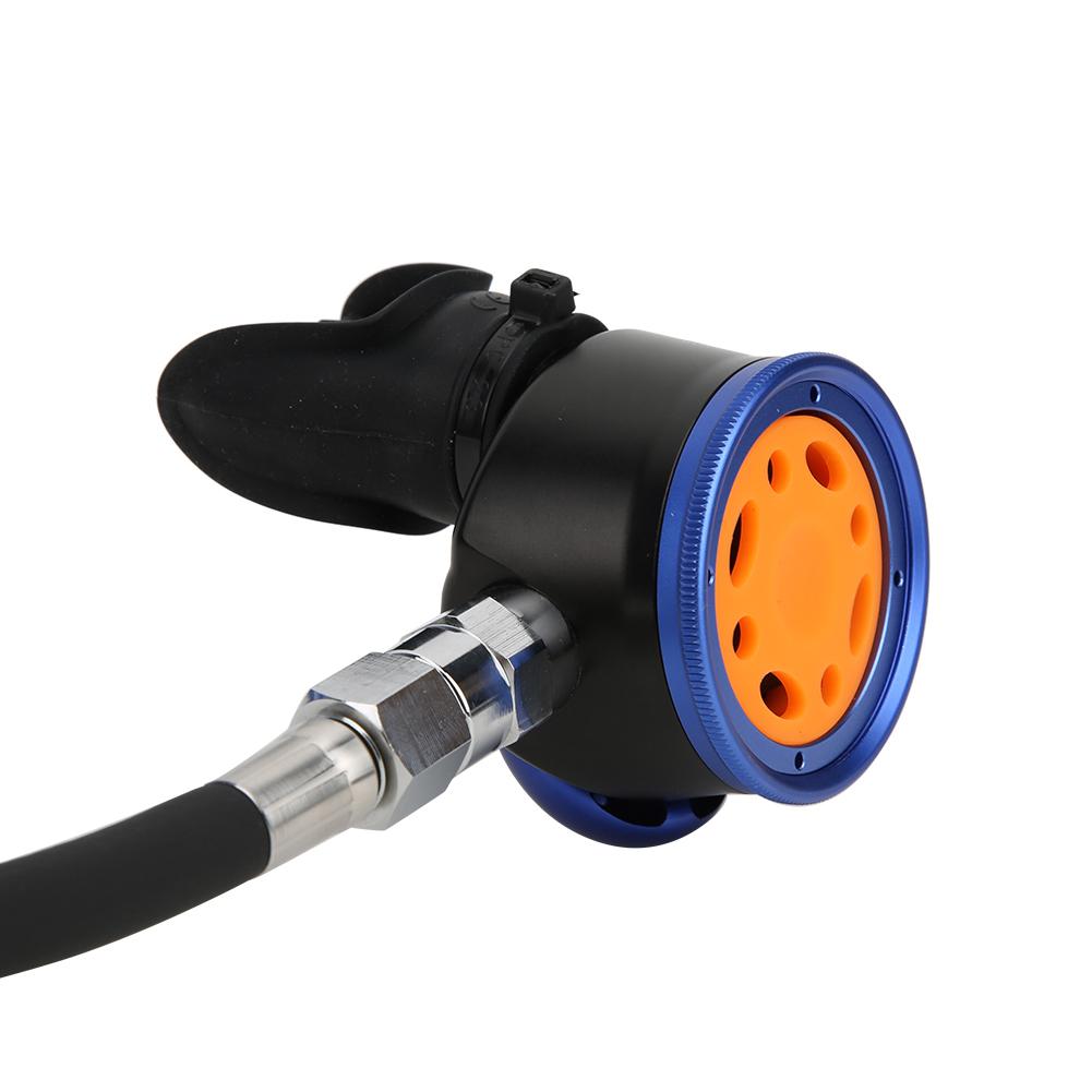 1L Diving Small Cylinder Rebreather with Pure Metal Secondary Breathing Valve Heads Black Diving Equipment