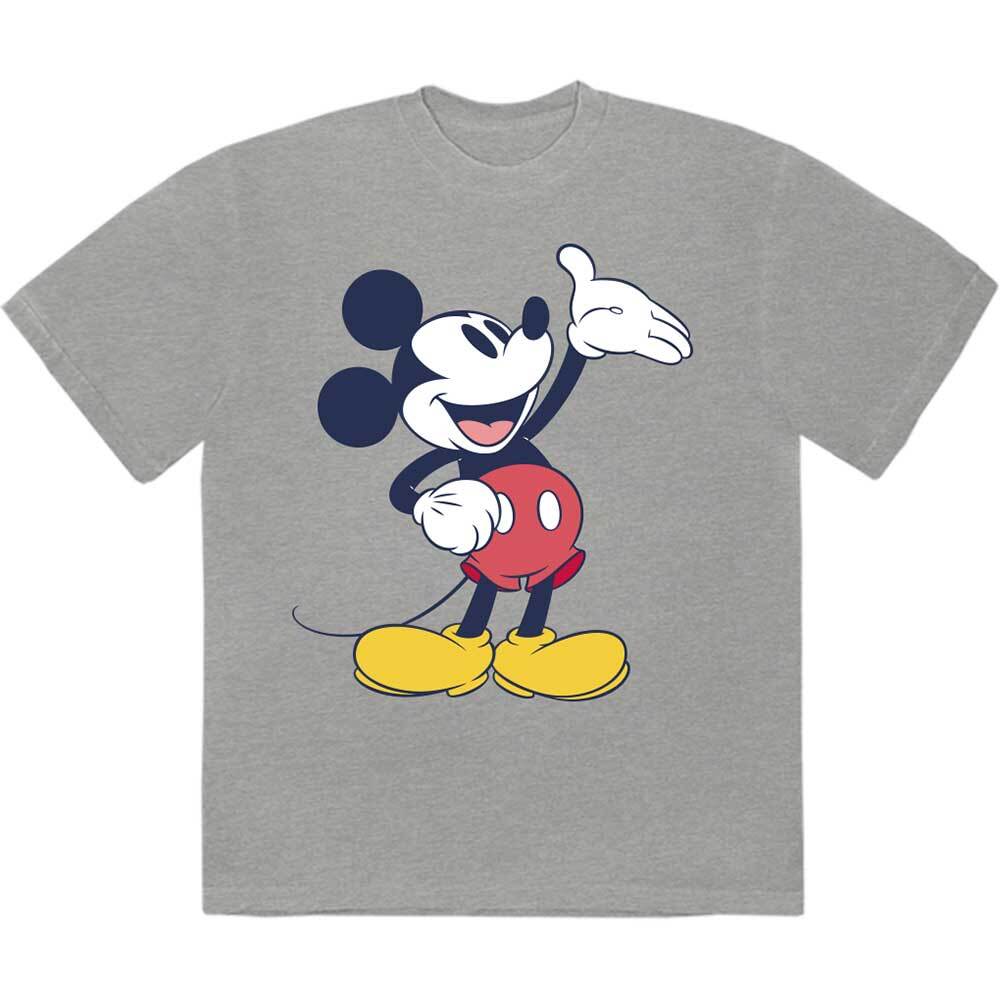Disney Mickey Mouse Reveal T-Shirt Grey New S
