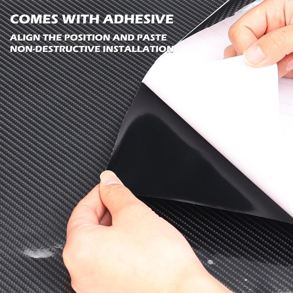 150x50cm Carbon Fiber Car Body Vinyl Wrap Matte Accessories Glossy Black Sticker 6D Auto Foil Cover Motorcycle Decoration Film