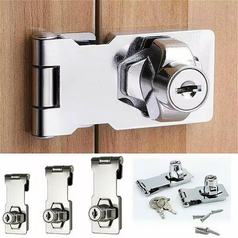 Cabinet Password Lock Drawer Lock 3-Digit Combination Password Lock Security Door Bolt Anti-Theft Household Cabinet Hardware