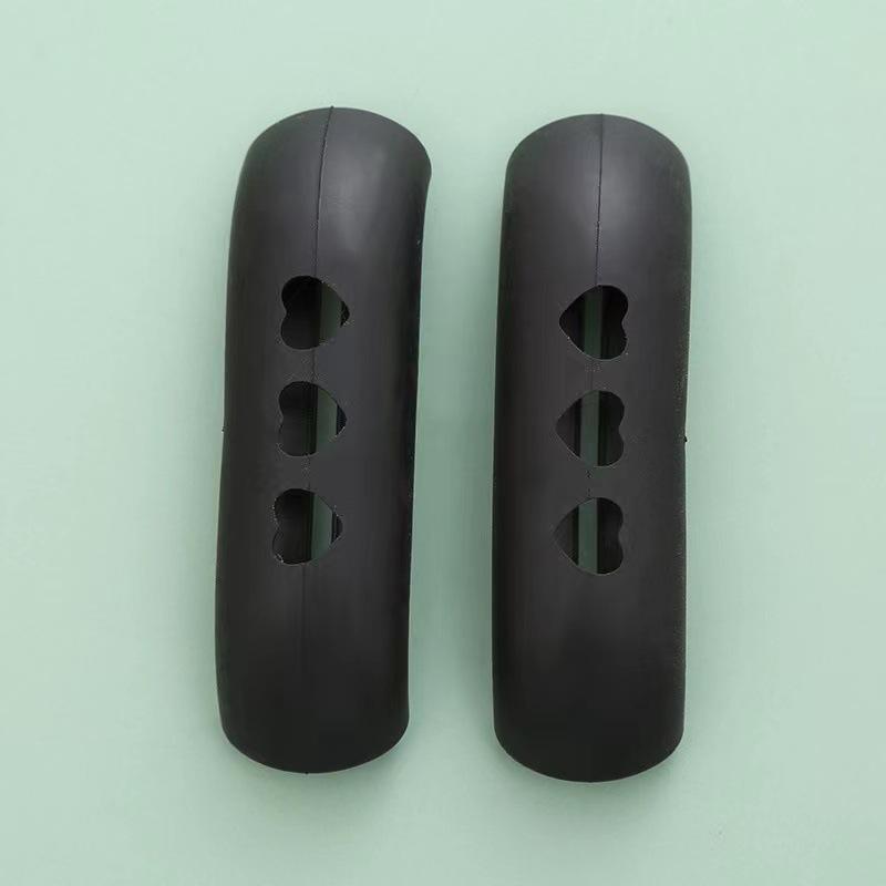 2pcs Silicone Pan Handle Anti-Ironing Sleeve Iron Pan Wok Ears Anti-Ironing Handle Sleeve Heat-Resistant For Kitchen Accessories