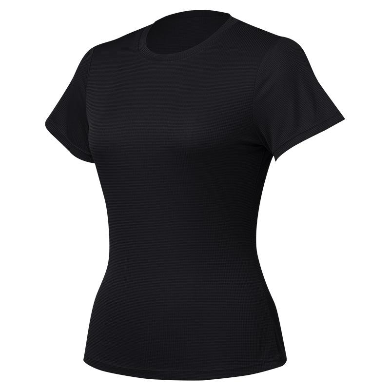 Sports T-shirt for Women, Summer Quick-dry Thin Printed Slim Fit, Short-sleeve Crew Neck Training Top Lightweight Top