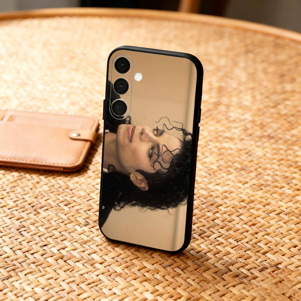 1-1 Stück S-Sänger Michael Jackson Handyhülle für Samsung A73,72,71,A52,51,40,41,A22,A32,31,A13, Weiche Schwarze Hülle
