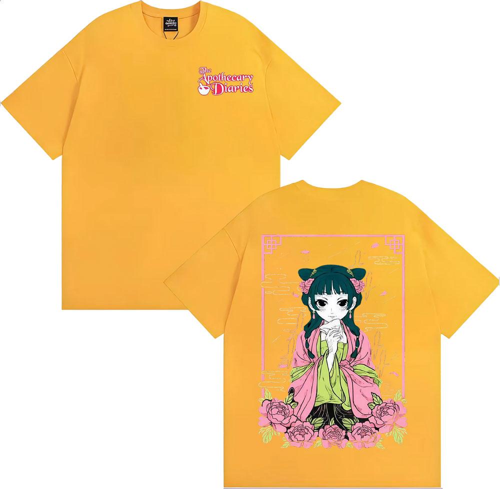 New Anime The Apothecary Diaries Maomao Tshirts Harajuku Fashion Kawaii Cute Tshirt Men Women Retro Cartoon Streetwear T Shirt