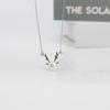Exquisite S925 Silver Antler Necklace with Freshwater Pearl - Ideal Christmas Gift