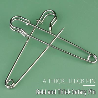 Thickened Safety Pin Buckle Brooch for XXL Clothing Decoration & Secure Sweater DIY