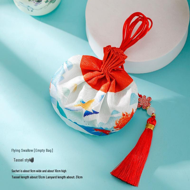 Dragon Boat Festival Lucky Sachet and Coin Pouch - Hanfu Car Pendant and Small Gift.