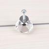 10Pcs 30mm Crystal Clear Diamond Shape Acrylic Cabinet Knobs Cupboard Drawer Pull Kitchen Cabinet Door Wardrobe Handles Hardware