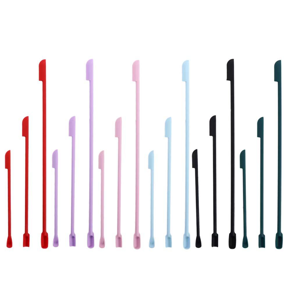 Face Mask Brush Cosmetic Silicone Spatula Makeup Brushes Deep Bottle Scraper Cosmetics Spoon