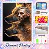 Kontra K Diamond Painting Kit 5D Full Drill DIY Diamond Mosaic Wall Art Home Decor