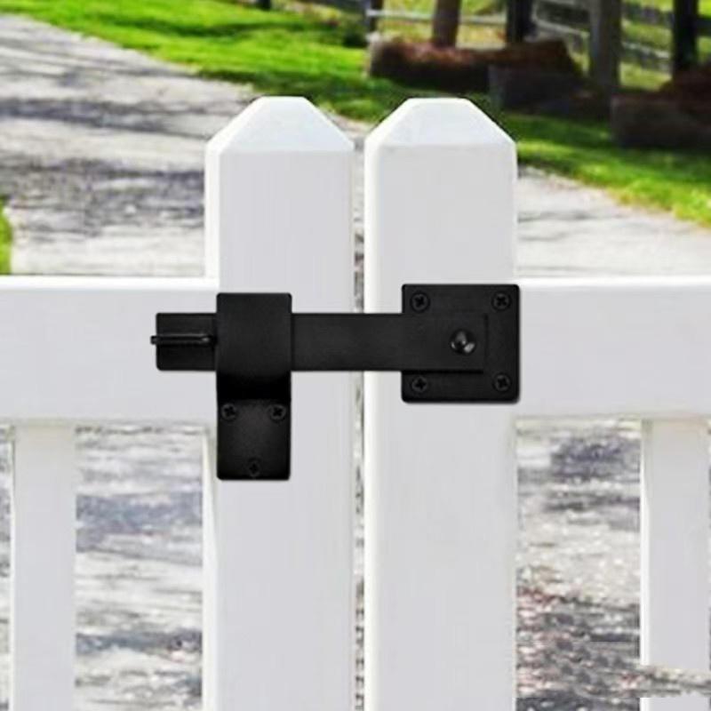 Door Lock Iron Farm Screw Hardware Accessories Sliding Fence Metal Gate Latches Bolt Locks Inside Clasp