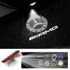 2X Car Door Sign Welcome Light LED Projection Light For Mercedes Benz AMG GLC GLA GLE GLS GL W204 W176 W205 W213 W166 W212 C180