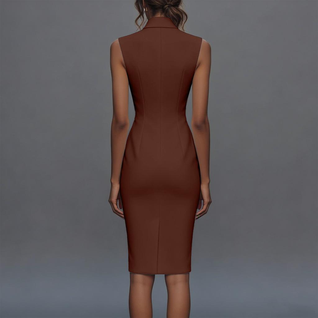 Abito casual alla moda da donna -colore