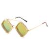 Steampunk Sunglasses New Retro Men Ladies Metal Hollow Frame Fashion Glasses  Designer High Quality Sunglasses UV400