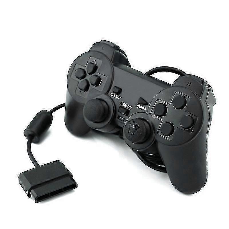 Ps2 Wired Controller For Sony Playstation 2 Black--
