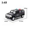 Alloy Simulation Suv Police Car Sedan Model Toy With Double Opening Doors