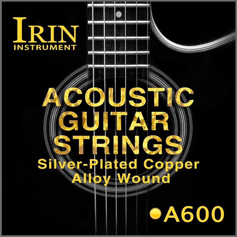 IRIN Acoustic Guitar Strings Stainless Steel Wire Rustproof Guitarra Strings Acoustic Guitar Portable Accessories