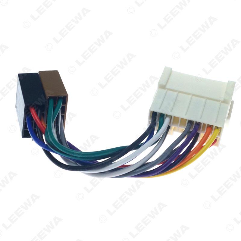 Compatible Hyundai/Kia Audio-Visual DVD Power Cable Adapter - ISO Audio Modification, Female to Male.