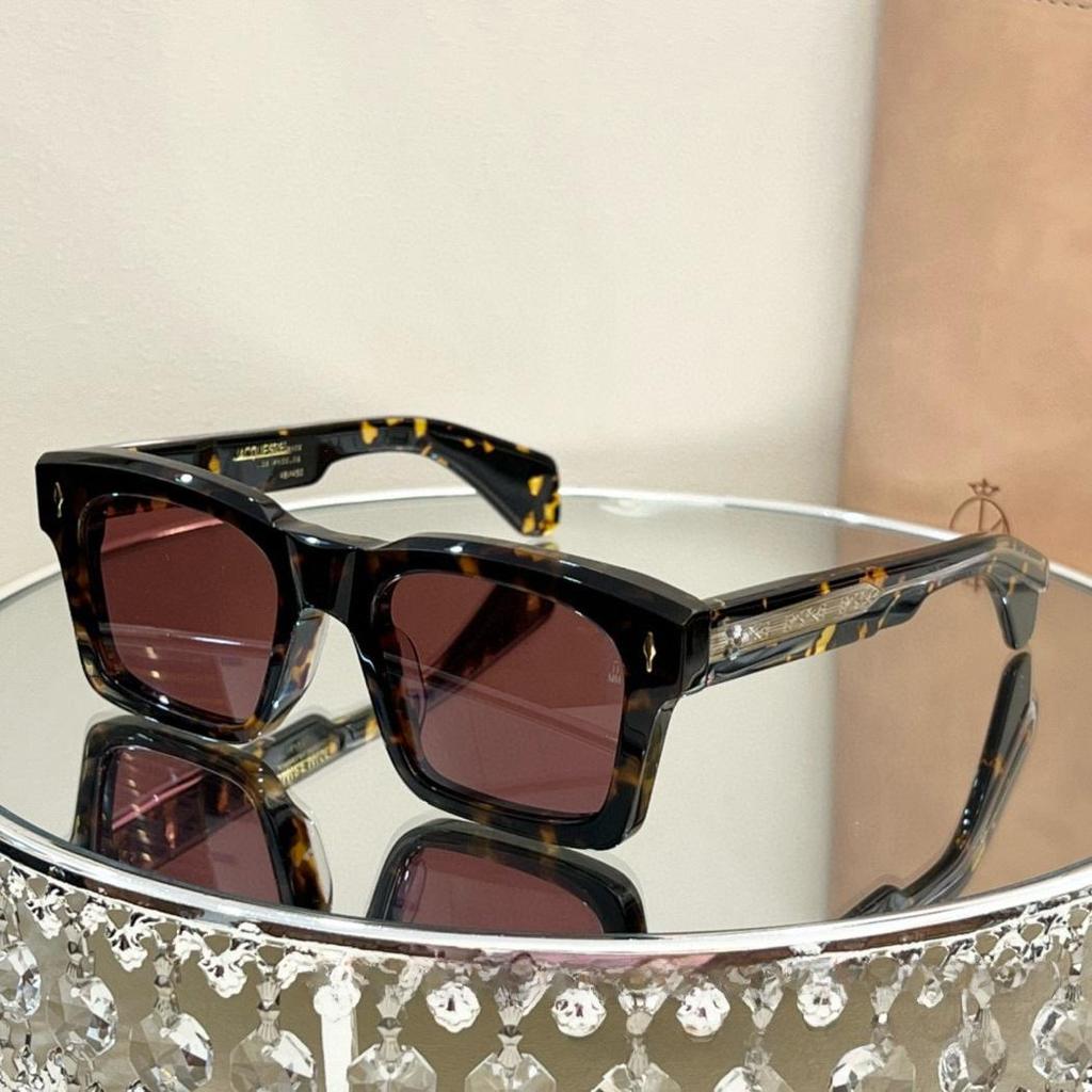 JACQ JMM KAINE Retro Square Frame Unisex Sunglasses