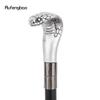 White Resin Snake Cobra Head Walking Cane Fashion Decorative Steel Stick Gentleman Elegant Cosplay Cane Knob Crosier 95cm