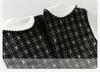 David Bella Children's Dress Autumn Dress Girls' Checkered Dress Baby Stylish Fake Two Skirts