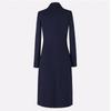 Unisex Professional Mid-Length Wool Blend Overcoat